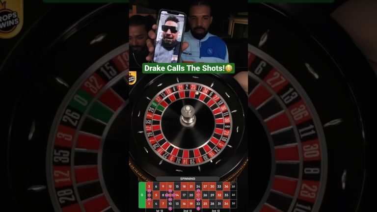 Drake Calls The Shots On Roulette! #drake #roulette #bigwin #casino #shorts