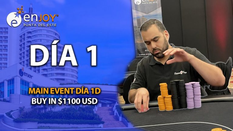 Enjoy Poker Tour [Día 1] – Fabián Pichara Jugando el Main Event