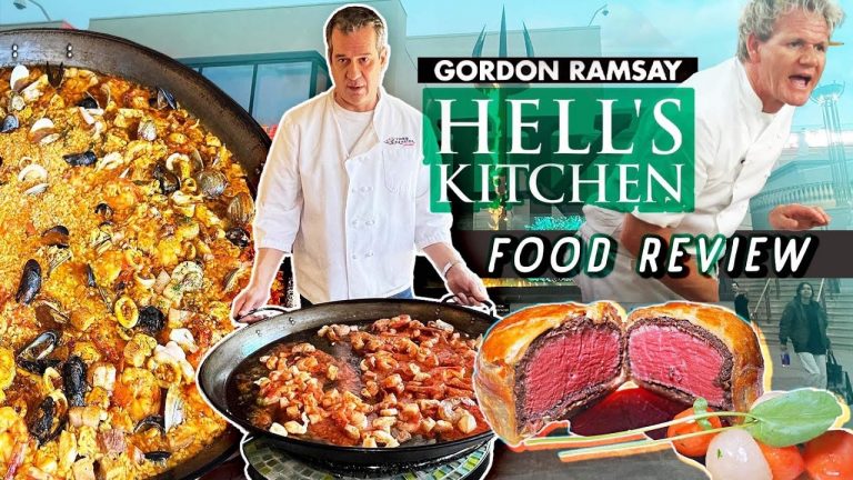 Gordon Ramsay HELLs KITCHEN Food Review in Las Vegas