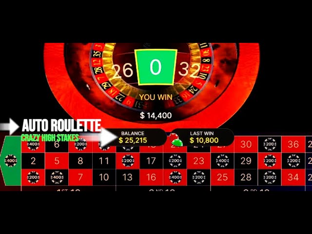 High Stakes at Auto Roulette with my Roulette System!