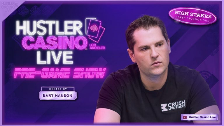 Hustler Casino Live PRE-GAME SHOW w/ Bart Hanson & Alec Torelli