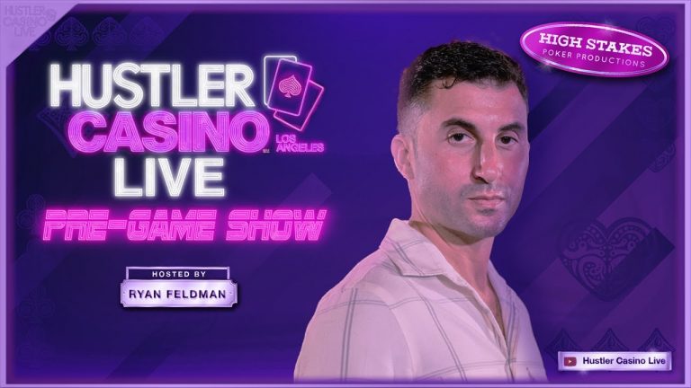 Hustler Casino Live PRE-GAME SHOW w/ Ryan Feldman & Blank Check Ben