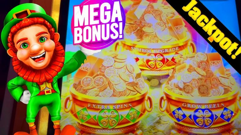 I GOT THE MEGA (TRIPLE BAG) BONUS On NEW SHAMROCK FORTUNES Slot Machine! JACKPOT HAND PAY!