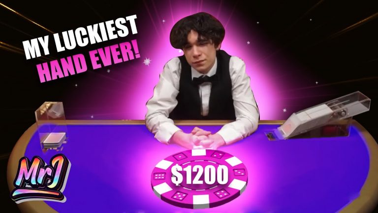 INSANE ROUND WITH TRIPS! – Awesome Live Dealer Blackjack Session! #blackjack