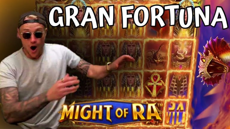 JUEGO DE BONIFICACIÓN DE CASINO EN LÍNEA | GRAN FORTUNA EN LA MÁQUINA TRAGAPERRAS MIGHT OF RA