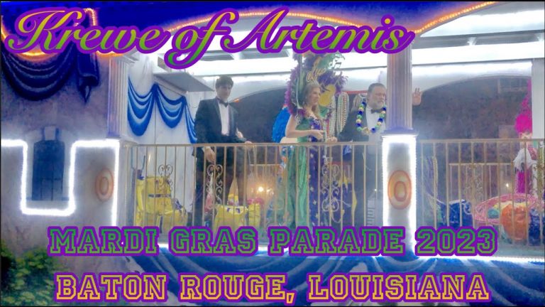 “Krewe of Artemis” Mardi Gras Parade 2023 | Full Parade | Baton Rouge, Louisiana