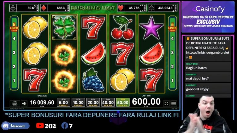 LIVE CU GAMBLER TURA DE NOAPTE INTRA MAI BINE!Pacanele si Distractie Bros!!