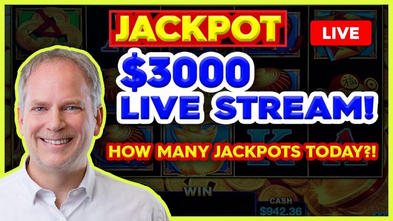 LIVE JACKPOT on That’s Bananas!!! Most Heart-BREAKING Wonder 4 Gold EVER!! $3000 Slot Play!