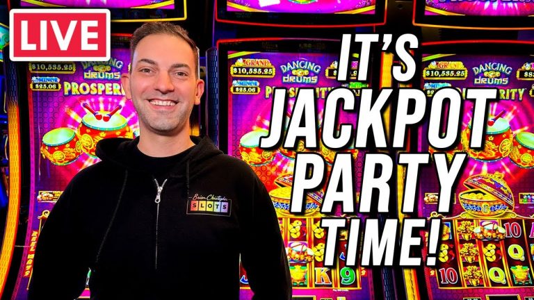 LIVE Jackpot Party Time Best Casino Slots!