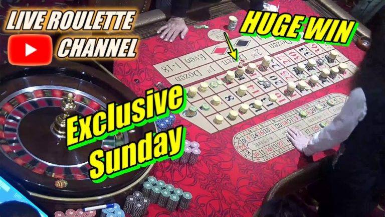 LIVE ROULETTE |HUGE WIN Exclusive Sunday in Casino Las Vegas 2023-02-12