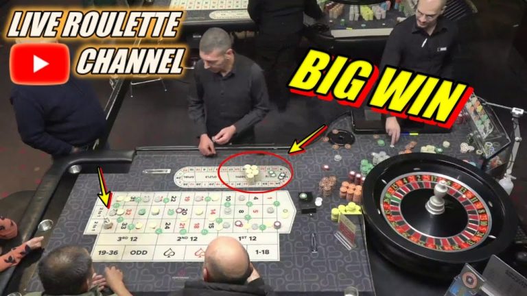 LIVE ROULETTE | Morning Session BIG WIN In Real Casino Exclusive 2023-02-01