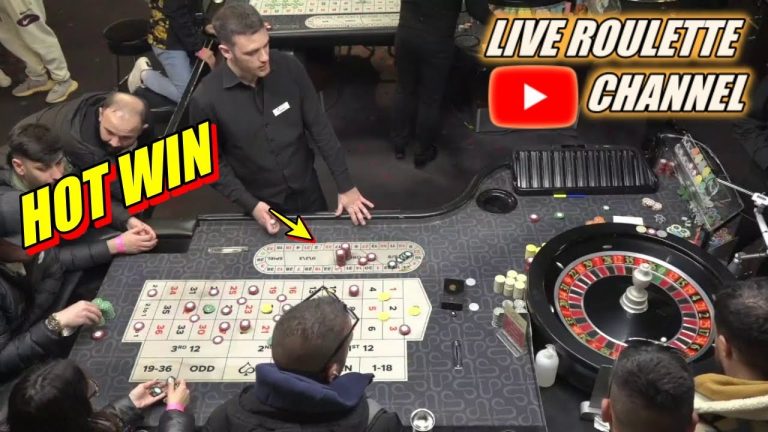 LIVE ROULETTE | Morning Session HOT WIN In Real Casino Lots of Betting 2023-02-25