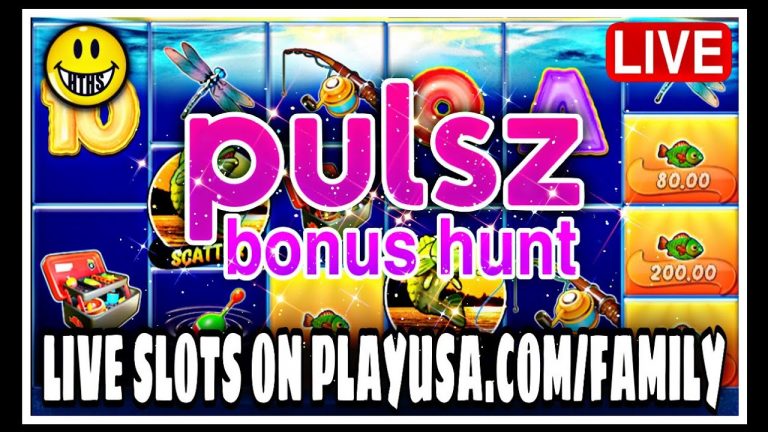 LIVE SLOTS ON PLAYUSA.COM/FAMILY | PULSZ | BONUS HUNT | ONLINE SLOTS | WIN CASH PRIZES