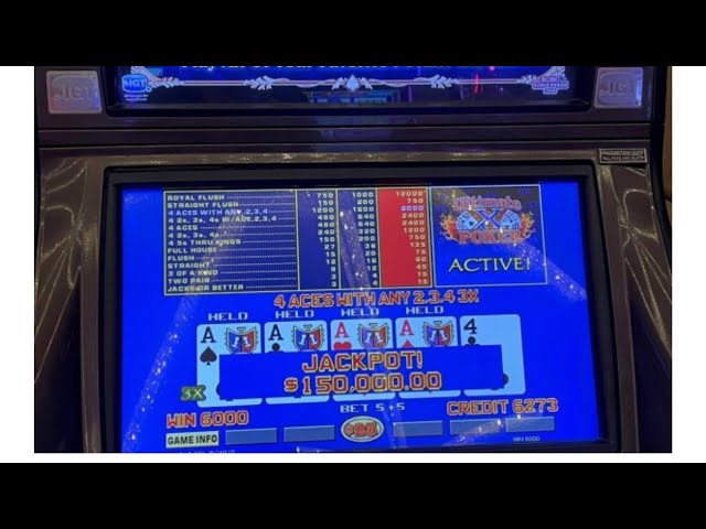 Las Vegas Caesars Palace Casino guest wins $155k Jackpot playing video Poker 2023