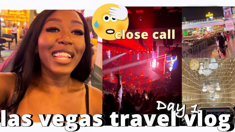 Las Vegas Travel Vlog Day 1| Usher Concert, Javiers, Sahara Hotel