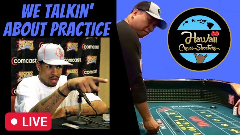 Live Craps Practice for the International Craps Shooter Tournament 2023