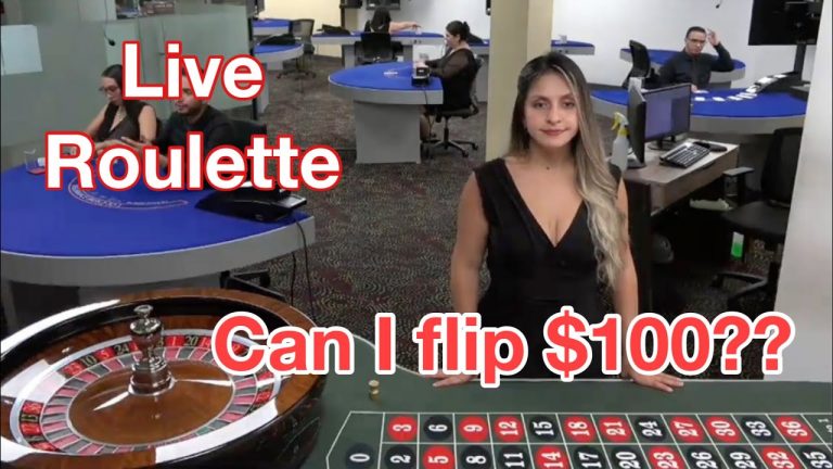 Live Roulette High Stakes Betting ! Can I flip $100 ???