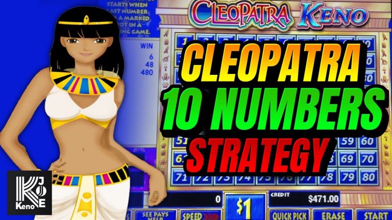 Lucky Cleopatra Keno 10 Numbers Joe Joe