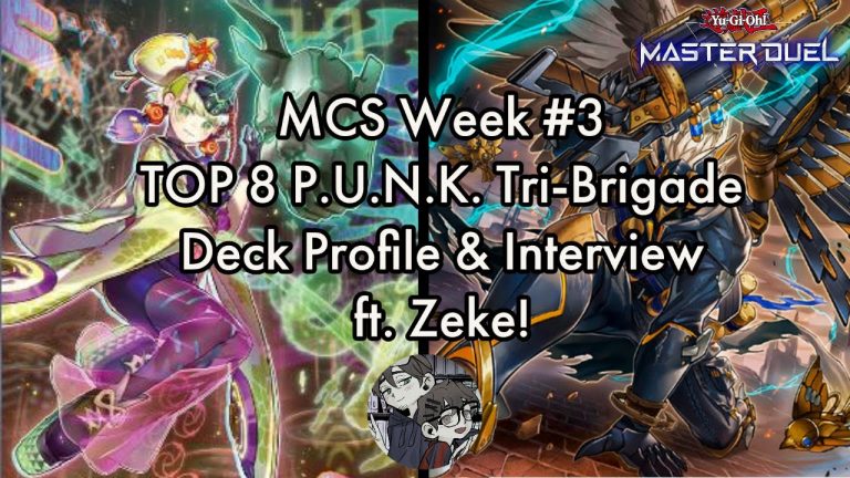 MCS Week #3 TOP 8 P.U.N.K Tri-Brigade DECK PROFILE & INTERVIEW ft. Zeke!