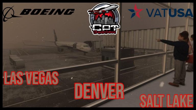 MSFS 2020: PMDG 737-900ER | NEW DENVER UPDATE | LAS – DEN – SLC | #msfs2020 #vatsim