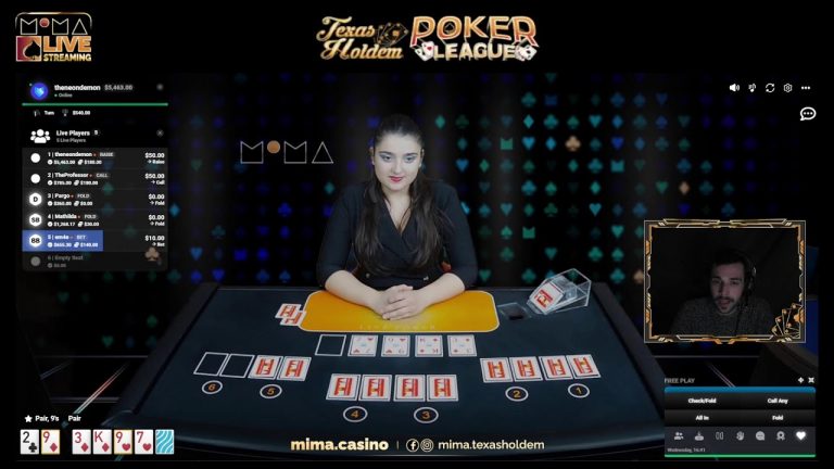 MiMa Live Texas Holdem Poker