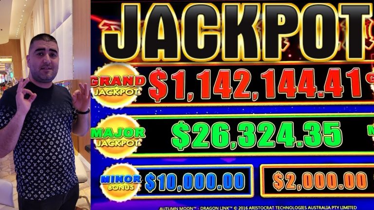 Million Dollar Dragon Link Slot Machine JACKPOT HANDPAY