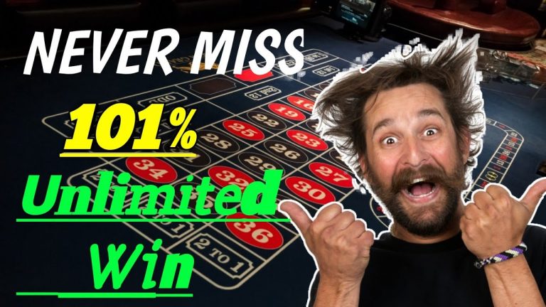 NEVER MISS 101% Unlimited Win || Roulette Strategy To Win || Roulette