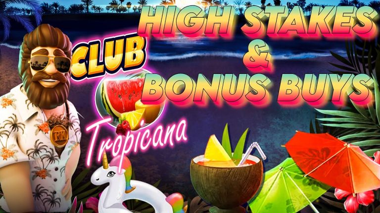 *NEW BARRY* BONUS BUYS & HIGH STAKES ON NEW SLOT CLUB TROPICANA BUT CAN WE GET A BIG WIN?