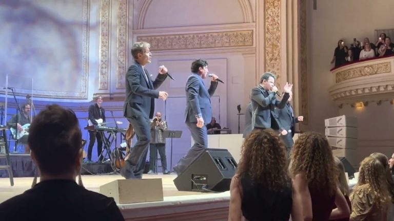 NKOTB perform The Right Stuff at Carnegie Hall