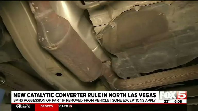 North Las Vegas to introduce new catalytic converter rule