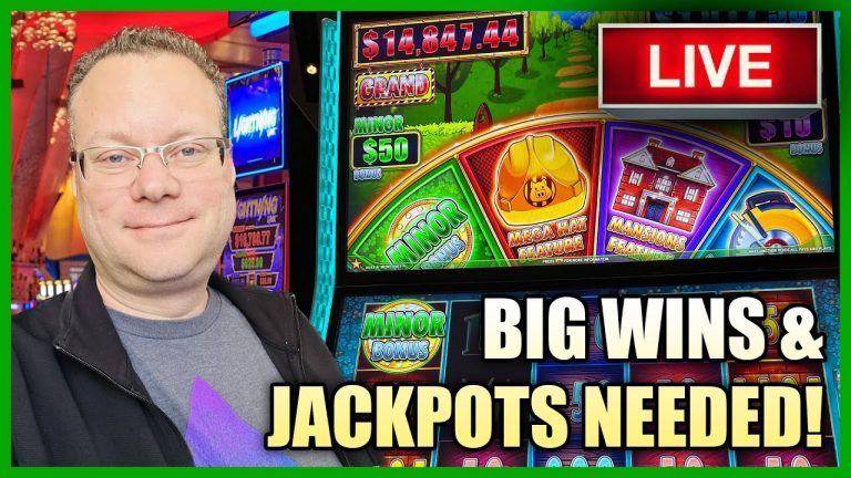 PART 2 LIVE AT THE CASINO READY SOME BIG WINS AND JACKPOTS [JP 0-7]