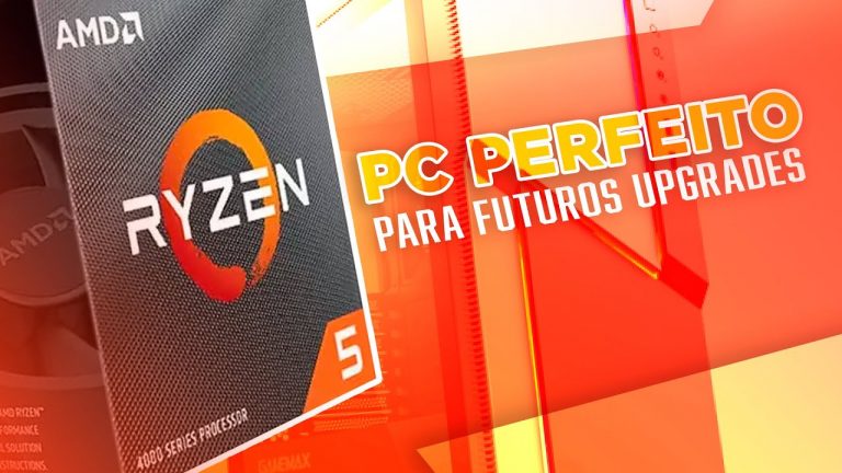 PC FEITO para FUTUROS UPGRADES, MAS JÁ RODA TUDO! || Ryzen 5 4600G