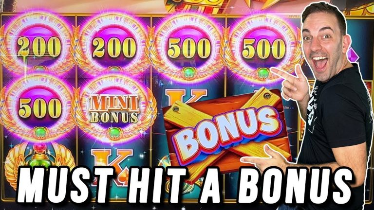 Playing EVERY Slot Machine UNTIL we hit a BONUS!