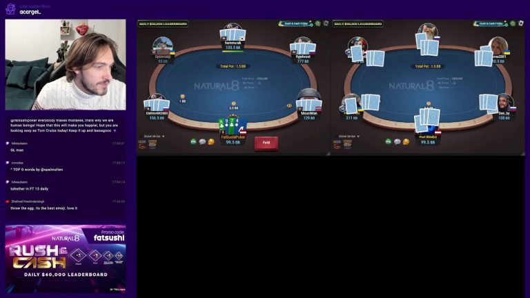 Playing Online Poker Tournaments! : )