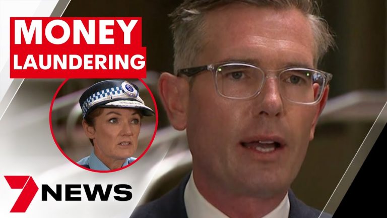 Police Commissioner Karen Webb and Premier Dominic Perrottet comment on cashless pokies impact