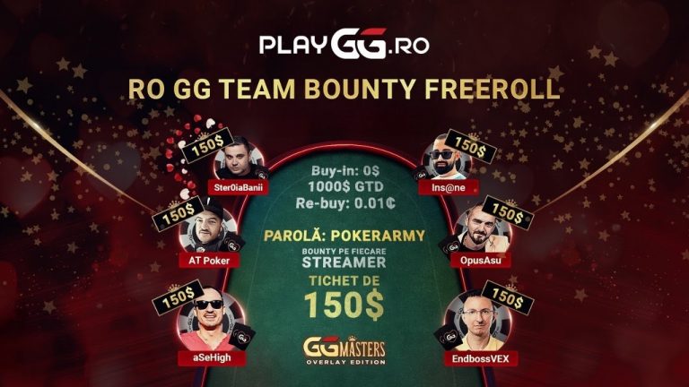 RO GG TEAM BOUNTY FREEROLL LIVE