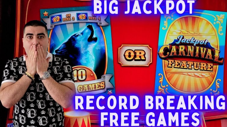 Record BREAKING AMOUNT Of Free Games On High Limit Carnival Jackpot Slot | SE-2 | EP-11