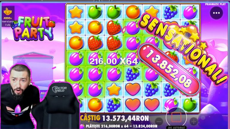 “SENSATIONAL WIN” LA FRUIT PARTYBALANTA LA X10 IN 5 SECUNDE LIVE ZILNIC DE LA 21:30 PE CANAL