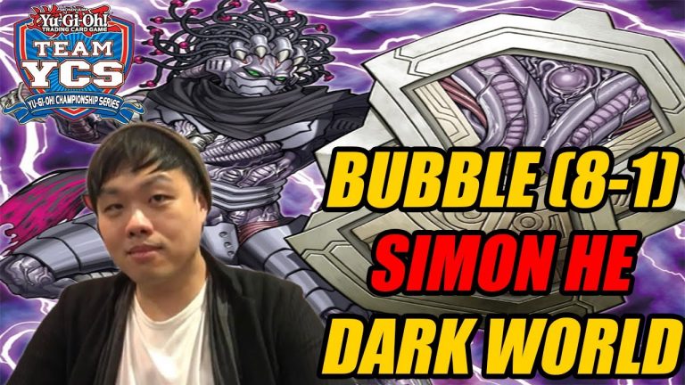 SIMON HE (8-1) Bubble YCS Las Vegas HAND LOOP DARK WORLD Deck Profile!