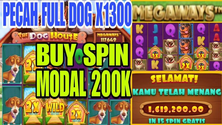 SLOT GACOR HARI INI | TRIK BUY SPIN | POLA DOG HOUSE MEGAWAYS HARI INI | SLOT PRAGMATICPLAY