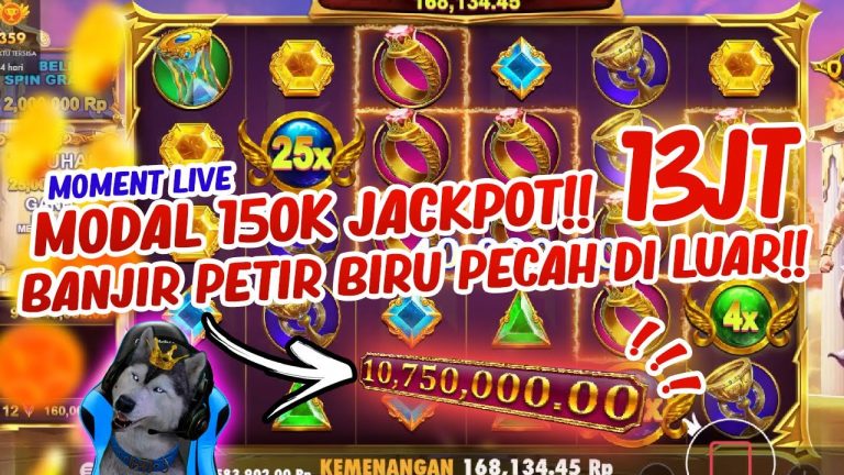 SLOT ZEUS GACOR DI LUAR ! BANJIR PETIR BIRU JP SMPE 13 JT !