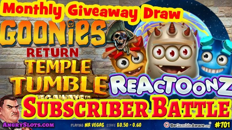 SUBSCRIBER SLOT BATTLE #17 & *Monthly Giveaway Draw* – Legacy of Dead, Net Gains & more.