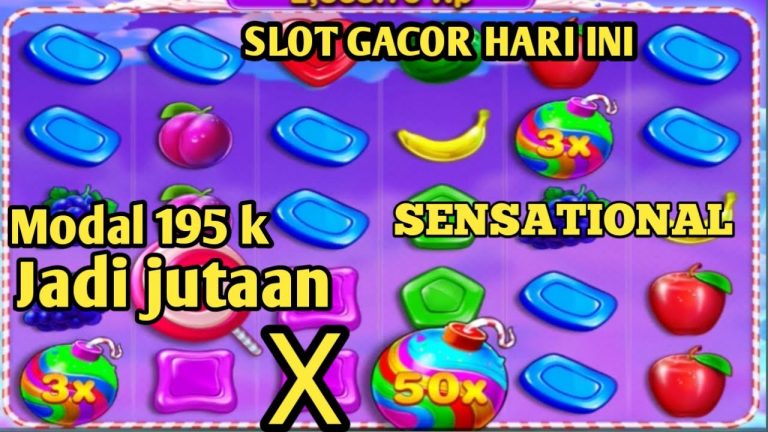 SWEET BONANZA PRAGMATICPLAY SLOT GACOR HARI INI X 50 SENSATIONALMODAL 195K JADI JUTAAN