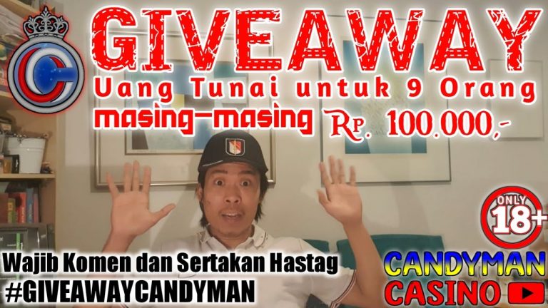 Saya bagi-bagi giveaway uang tunai lagi