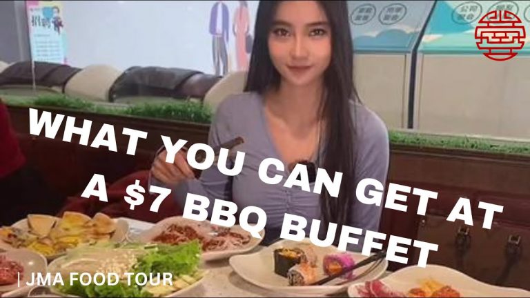 See What You Can Get At a $7 BBQ Buffet Restaurant | So much better than you thought! JMA Food Tour