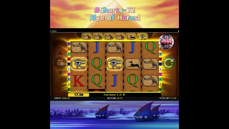 #Shorts-72(Eye of Horus-eye-Free spins)