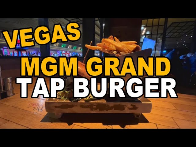 Tap Burger at Tap Sports Bar, MGM Grand Las Vegas. Bonus Section: Lactose Intolerance Explained.