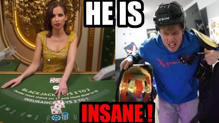 The MOST Insane BlackJack Player You’ve EVER Seen !!