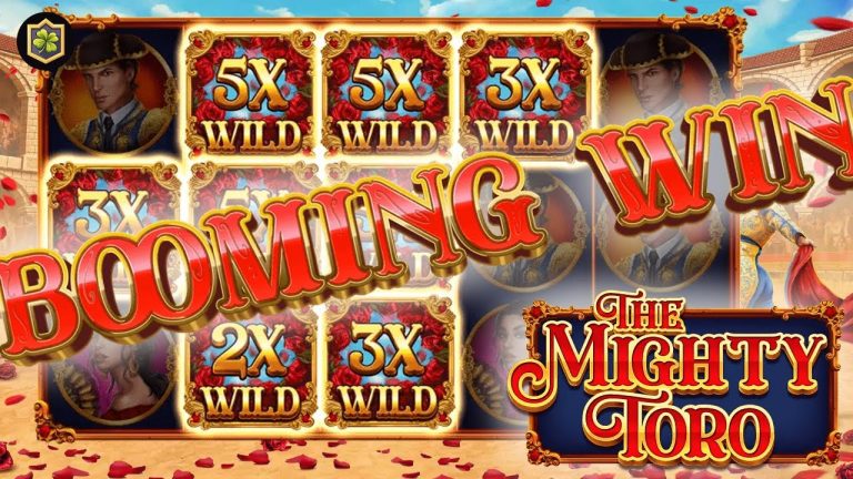 The Mighty Toro Super Massive Win! New Online Slot – EPIC Big WIN – Booming Games – All Features