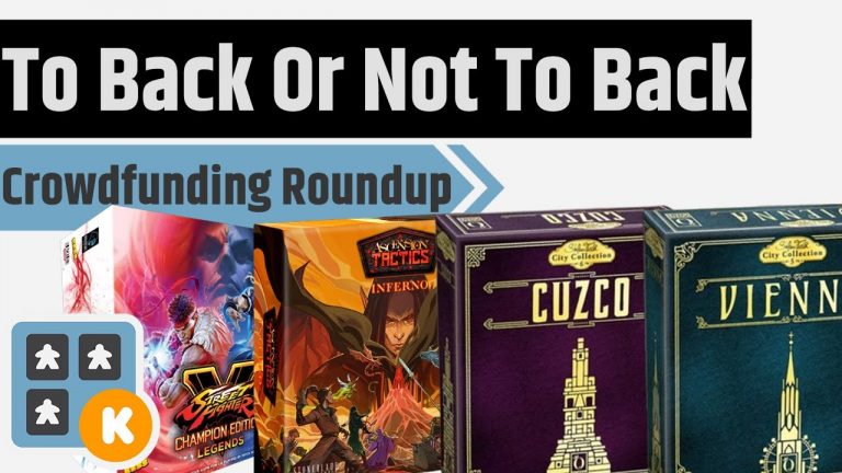 To Back Or Not To Back – Ascension Tactics, Stefan Feld Collection, Street Fighter & More!!!